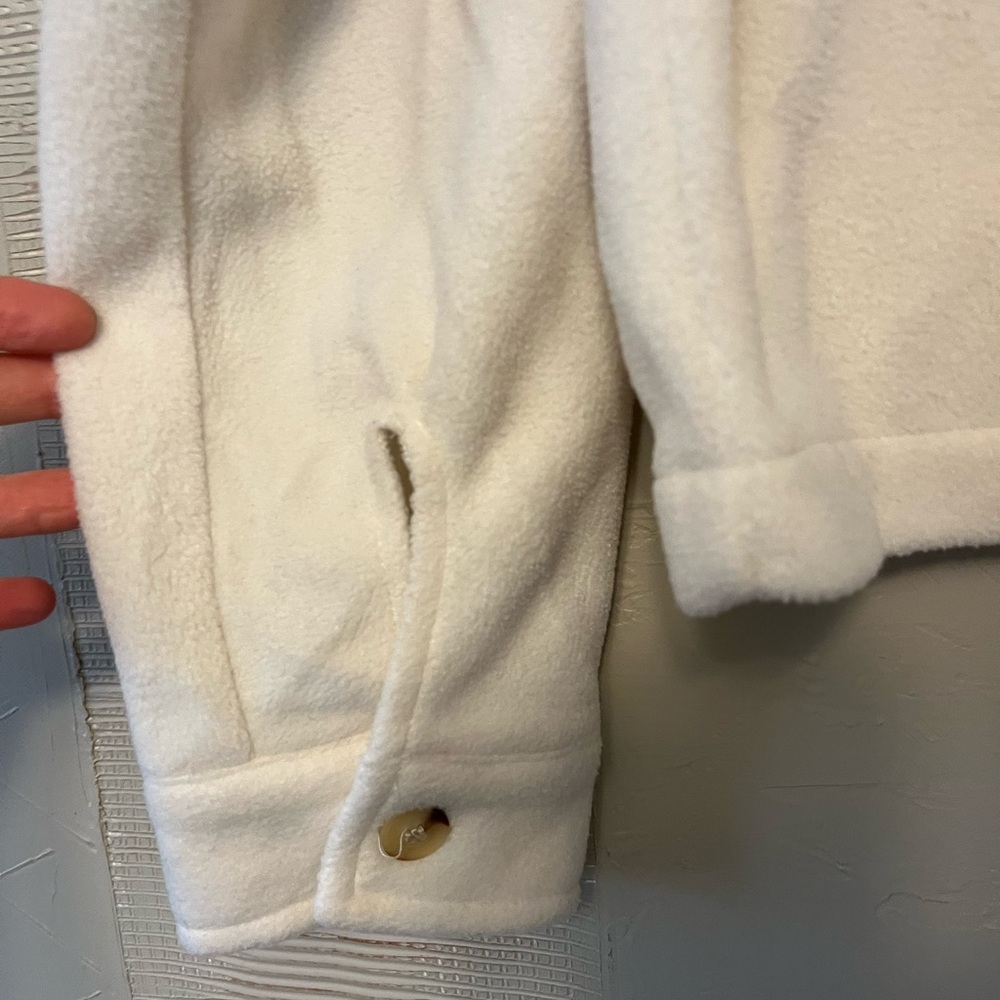 Thread & Supply Cream Button-Front Jacket - Picture 3 of 7
